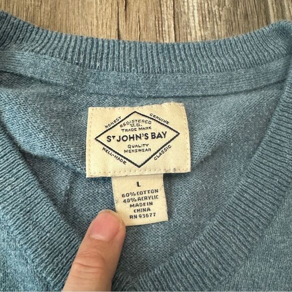 St. John’s Bay Long Sleeve Sweater Large EUC - Picture 3 of 5